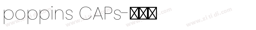 poppins CAPs字体转换